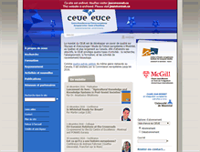 Tablet Screenshot of centreurope-montreal.ca